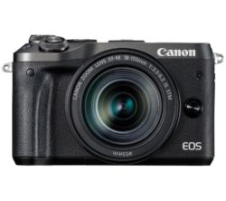 CANON EOS M6 Mirrorless Camera with 18-150 mm f/3.5-6.3 Wide-angle Zoom Lens - Black